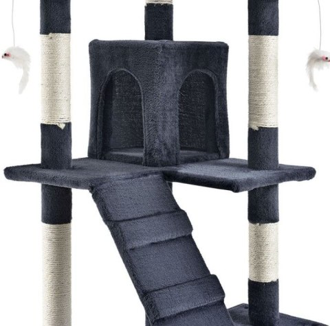 Drapak Amy z domkami, platformami i myszkami, 170 cm