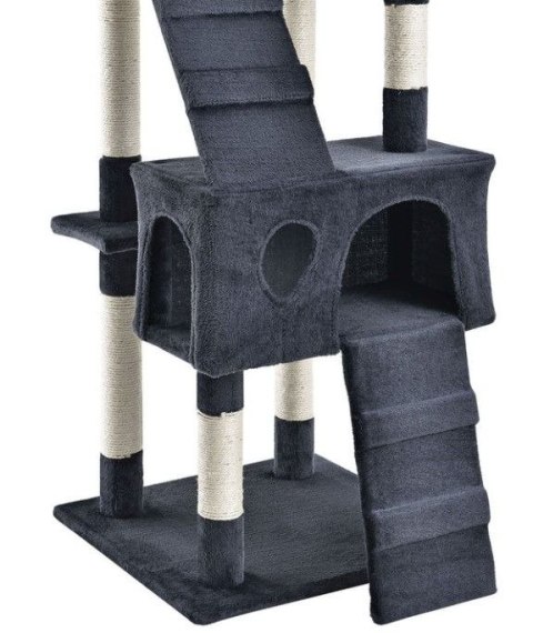 Drapak Amy z domkami, platformami i myszkami, 170 cm