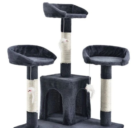 Drapak Amy z domkami, platformami i myszkami, 170 cm