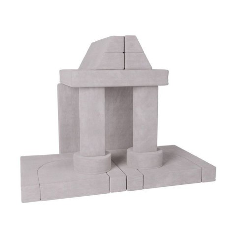 Dziecięca sofa modułowa z pianki PU, beżowa, 150x75x50 cm