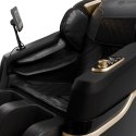 Fotel masujący Zero Gravity, Bluetooth, podgrzewanie, czarny