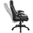 Krzesło biurowe gamingowe Montreal, czarne, regulowane
