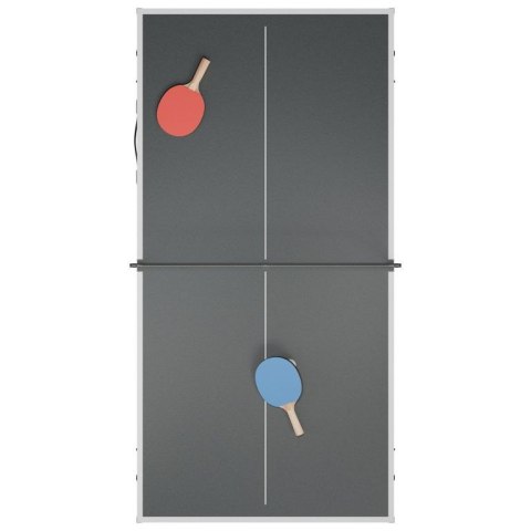 Składany mini stół do ping-ponga z akcesoriami, 152 × 71 cm