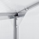 Szklarnia ogrodowa 4,75 m² z poliwęglanu i aluminiową ramą