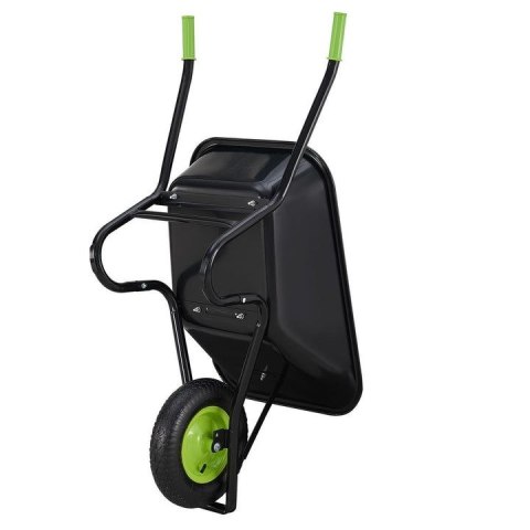 Taczka stalowa 100L z pompowanym kołem