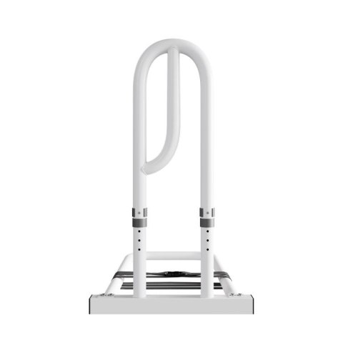 Uchwyt do łóżka dla seniorów, biały, regulowany, stalowy