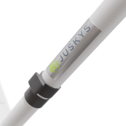 Uchwyt do łóżka dla seniorów, biały, regulowany, stalowy