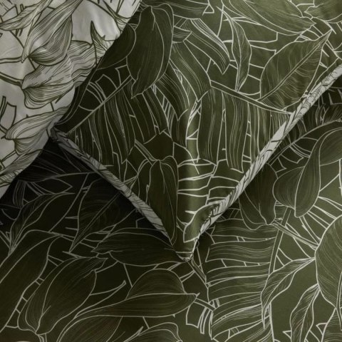 Komplet poszewek na kołdrę TODAY Kolor Zielony Vert Łóżko 180/200 2 Części