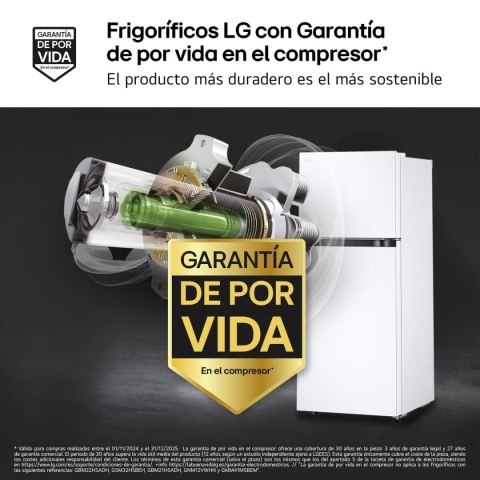 Lodówka kombinowana LG GTBV22SWNJ Biały