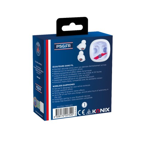 Słuchawki KONIX Biały