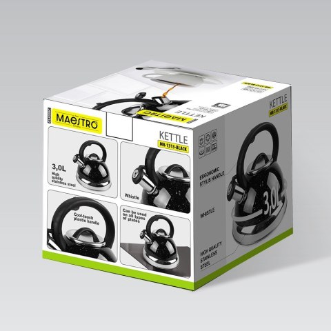 Czajnik nieelektryczny MR-1313-BLACK MAESTRO