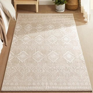 Miękki dywan boho cappuccino 120x170 cm, pranie w pralce