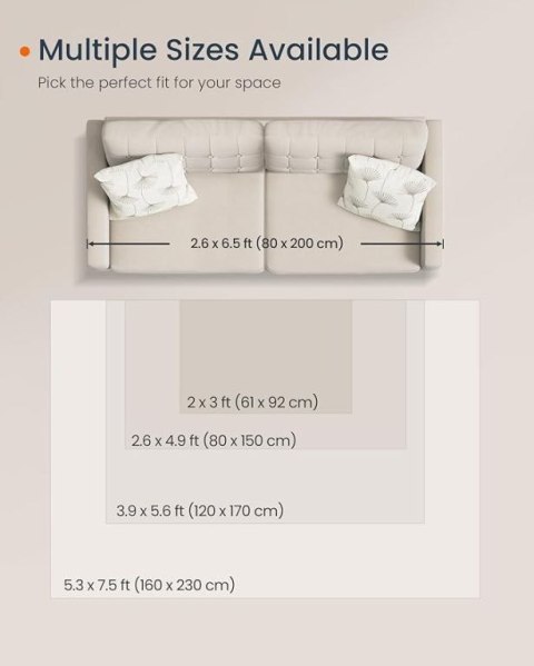 Miękki dywan boho cappuccino 120x170 cm, pranie w pralce