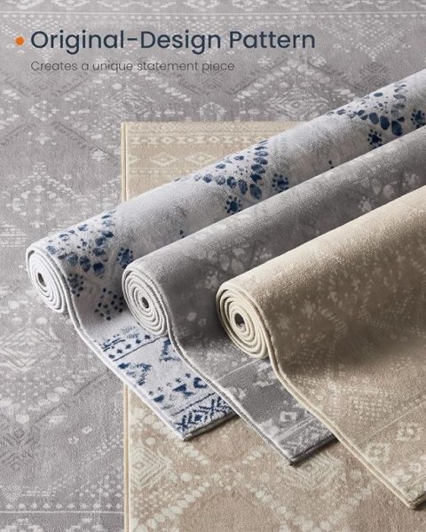 Miękki dywan boho cappuccino 120x170 cm, pranie w pralce