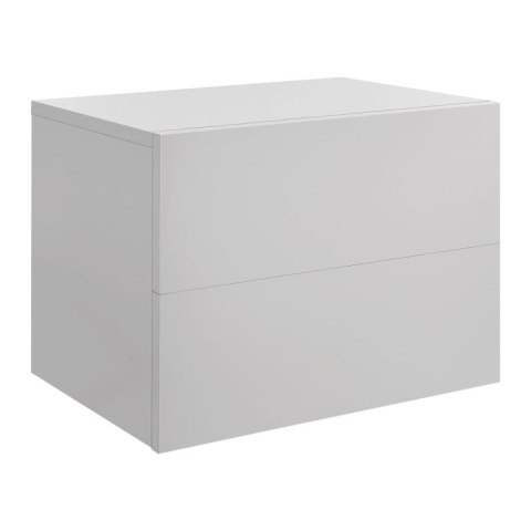 Szafka nocna wisząca biała 40x29x30 cm, 2 szuflady