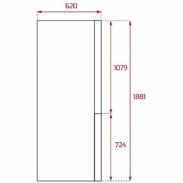 Lodówka kombinowana Teka NFL345 Biały (188 x 60 cm)
