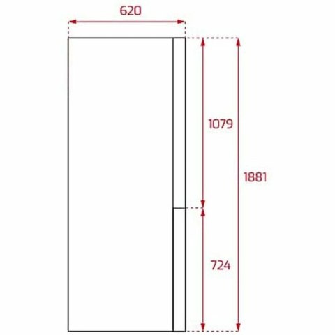 Lodówka kombinowana Teka NFL345 Biały (188 x 60 cm)