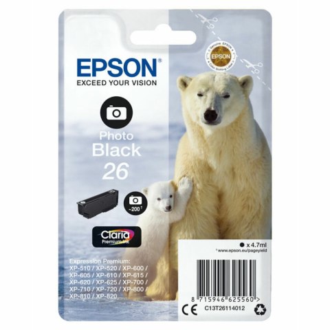 Oryginalny Wkład Atramentowy Epson T2611 Czarny