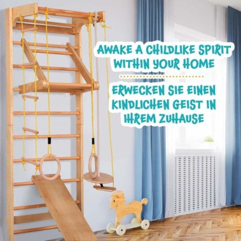 Physionics Drabinka GIMNASTYCZNA REHABILITACYJNA 220x80x60cm