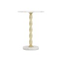 Stolik Home ESPRIT Biały Złoty 41 x 41 x 57 cm