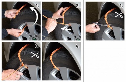 Jednorazowe pasy ratunkowe 4 szt.