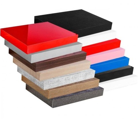 Półka ścienna Stylist Volato, 90 cm, białe drewno