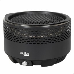Przenośny grill Aktive Okrągła Bez dymu Czarny Ø 34 cm
