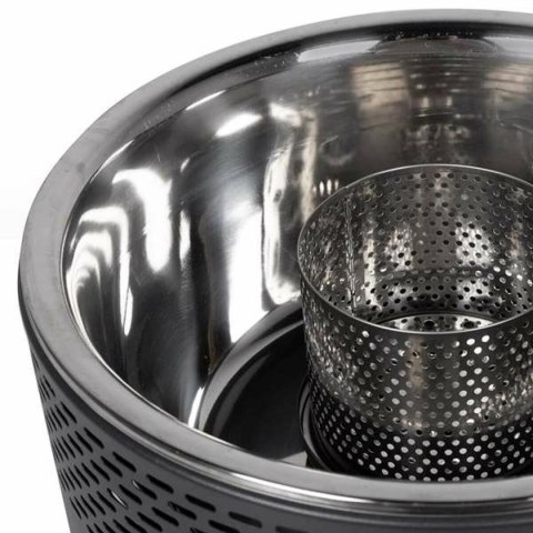 Przenośny grill Aktive Okrągła Bez dymu Czarny Ø 34 cm