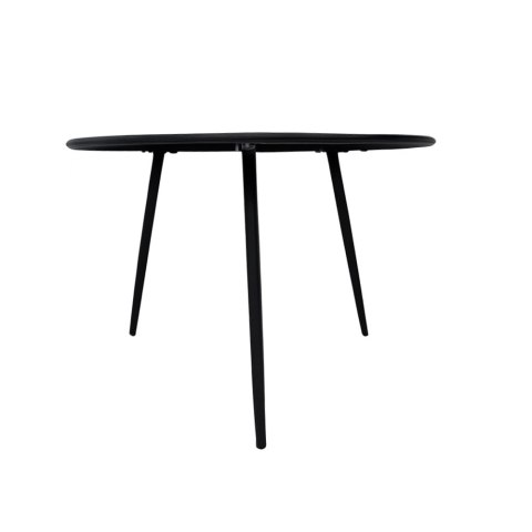 Stolik Kawowy Ogrodowy VIBE 60 Cm Stalowy 3 Nogi Szary