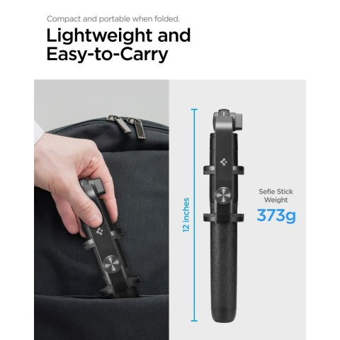 Selfie stick kijek do zdjęć tripod Bluetooth S560W - czarny