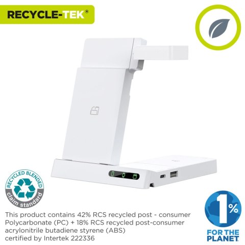 Bezprzewodowa Ładowarka Muvit MCWIR0012 Biały