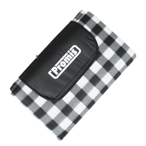 PROMIS KOC PIKNIKOWY,CZARNA KRATA, 200 CM X 200 CM