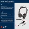 Poly Blackwire 5220 Stereo USB-C Headset +3.5mm Plug +USB-C/A Adapter 8X231AA