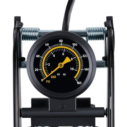 POMPKA NOŻNA 2 TŁOKOWA Z MANOMETREM ROWER SAMOCHÓD PIŁKA DUNLOP