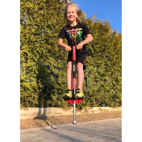 SKOCZEK DRĄŻEK POGO DO SKAKANIA ENERO CZERWONY