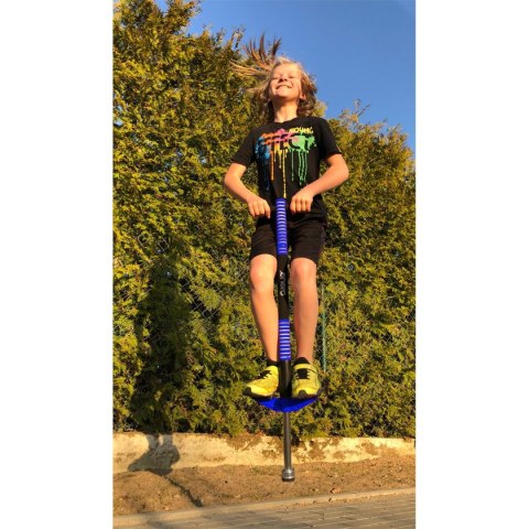 SKOCZEK DRĄŻEK POGO DO SKAKANIA ENERO NIEBIESKI