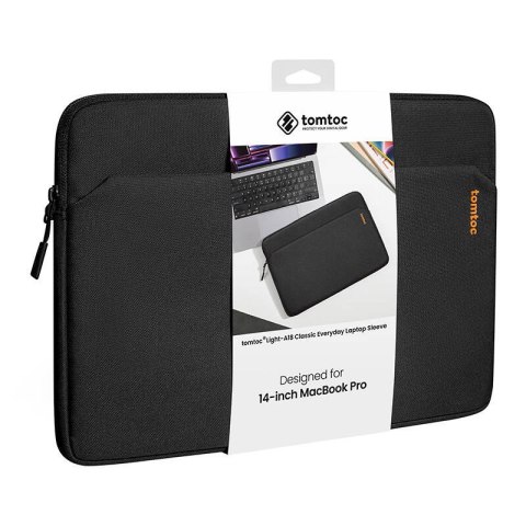 Etui TOMTOC Light-A18 na laptopa 13" (czarne)