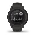 Zegarek sportowy Garmin Instinct 2S Solar Graphite 40mm Grafitowy