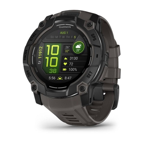 Zegarek sportowy Garmin Instinct 3 AMOLED 50mm Czarny