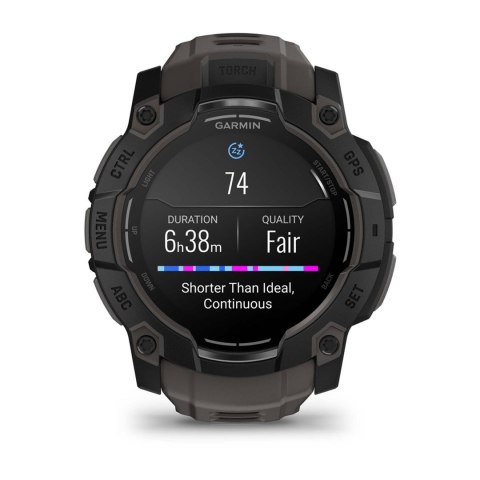 Zegarek sportowy Garmin Instinct 3 AMOLED 50mm Czarny