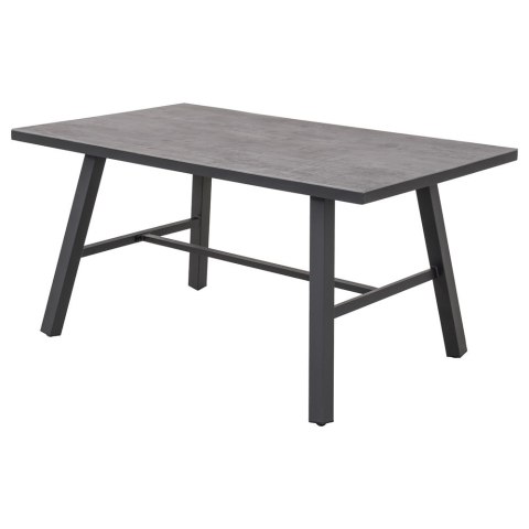 Zestaw Mebli Ogrodowych Jadalnianych TEXAS Narożny dla 6 Osób Sofa Stół Ławka SZARY