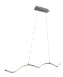 Lampa sufitowa LED Activejet AJE-SARA, srebrna, światło neutralne białe, 1690 lm.