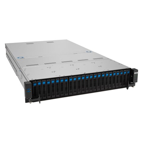 Platforma Asus Rack (2U) RS521A-E12-RS24U AMD Epyc 9005/9004 (16x NVMe/8x SATA HS, 2xM.2, 2x1Gbe, IPMI, 1+1 2000W)