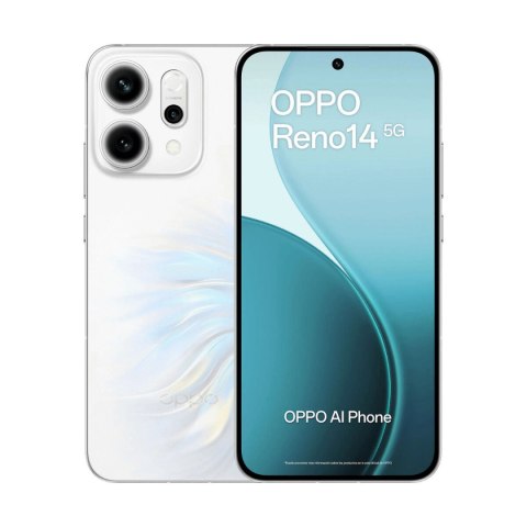 Smartfony Oppo Reno14 5G 6,59" Octa Core 12 GB RAM 256 GB Biały