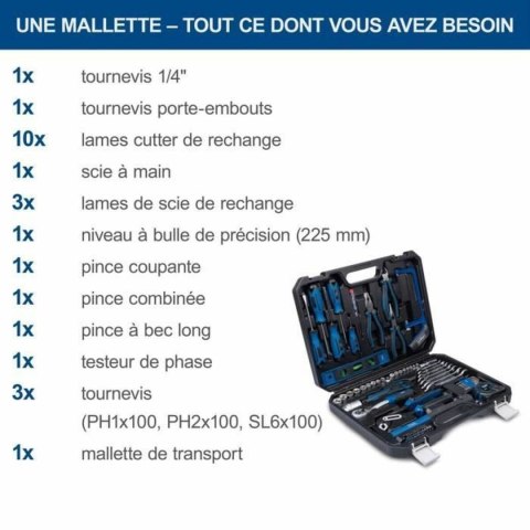 Zestaw Narzędzi Scheppach WZK120 97 Części