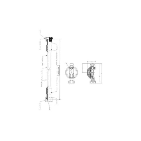 Regulator Gazu Butanowego Rousseau M20X150 Biały Złoty