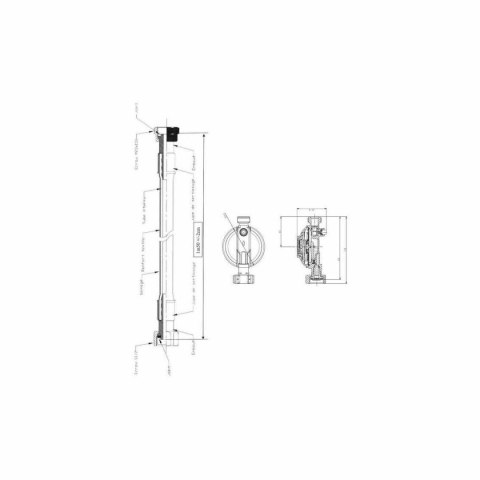 Regulator Gazu Butanowego Rousseau M20X150 Biały Złoty