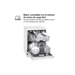 Zmywarka LG DF142FW 5P QUADWASH 60 cm Biały