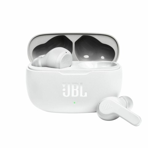 Słuchawki Bluetooth z Mikrofonem JBL JBLW200TWSWHT Biały