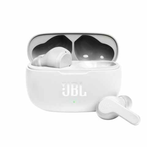 Słuchawki Bluetooth z Mikrofonem JBL JBLW200TWSWHT Biały